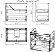 Бриклаер Тумба с раковиной Брайтон 70 (Комо) белая матовая/дуб кера – картинка-11